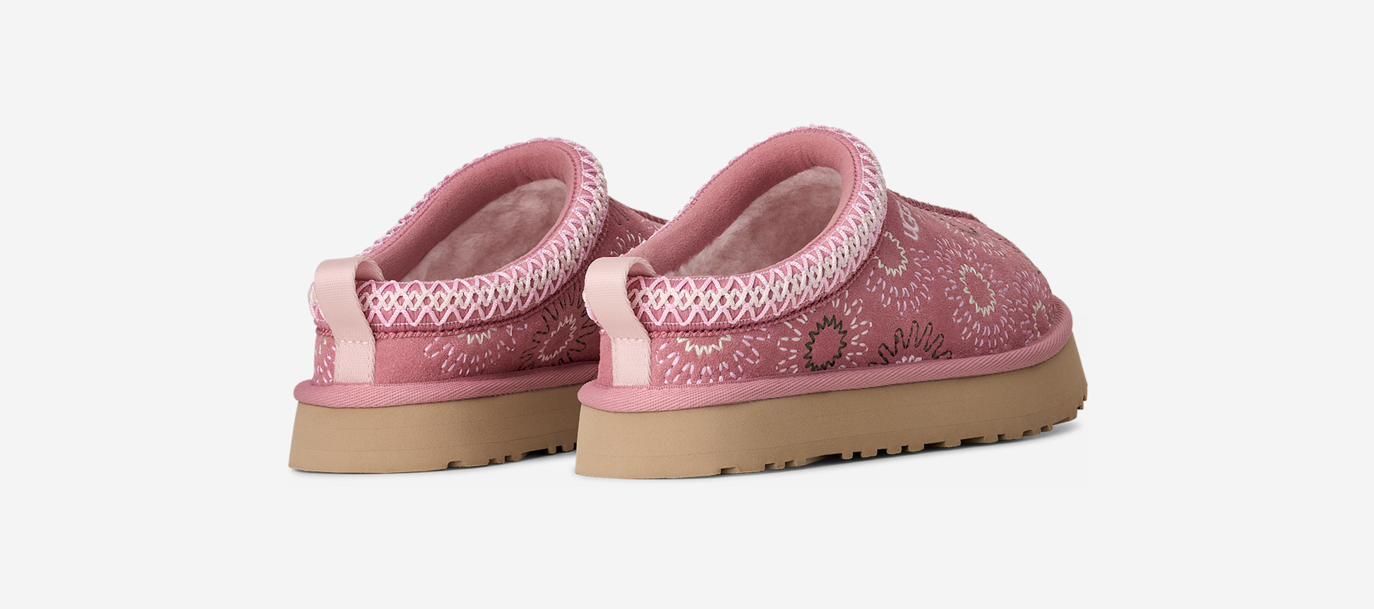 UGG Tazz Sun Stitch Slipper Horizon Pink (Kids)