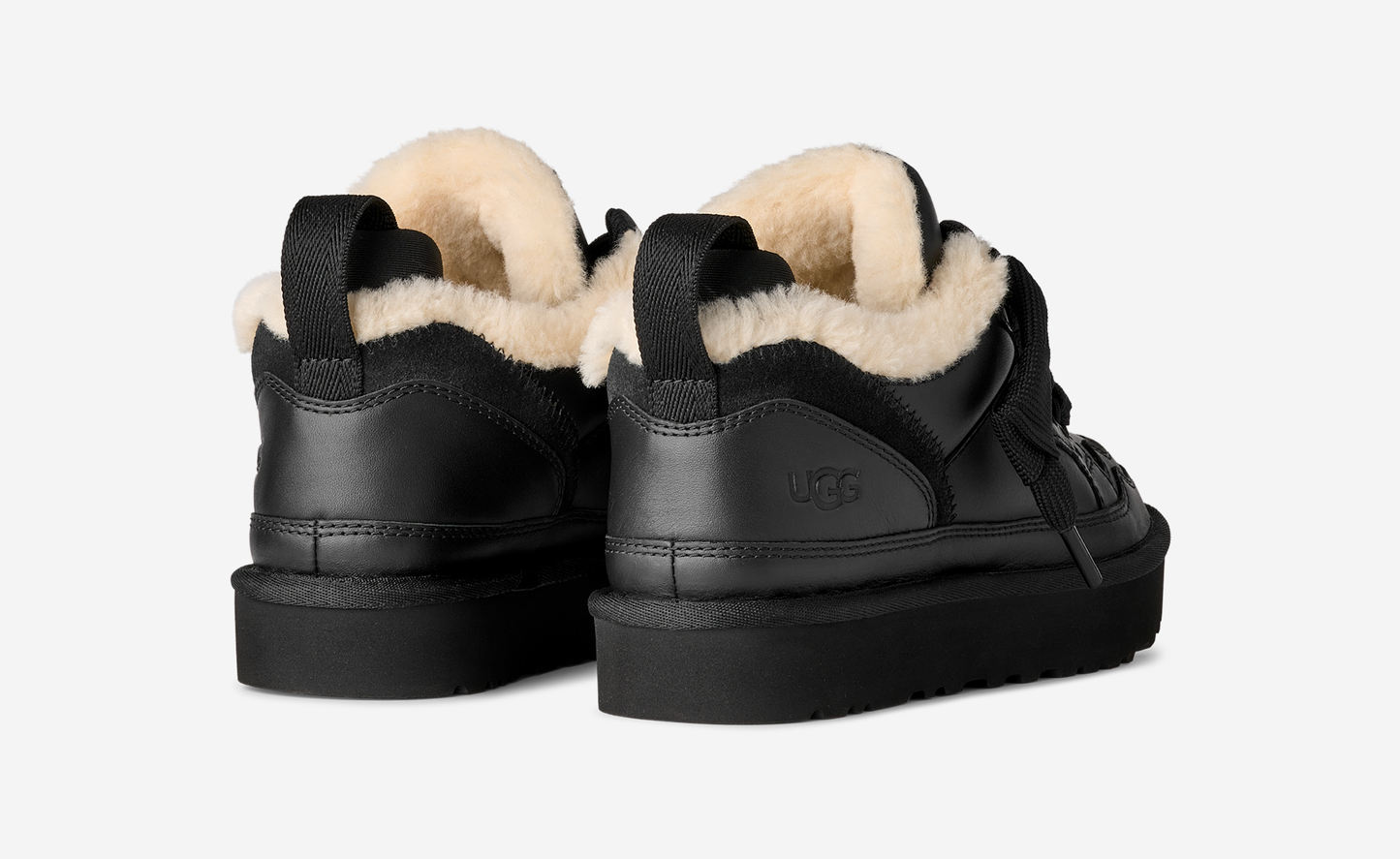 UGG Lowmel Leather Black (Women's)