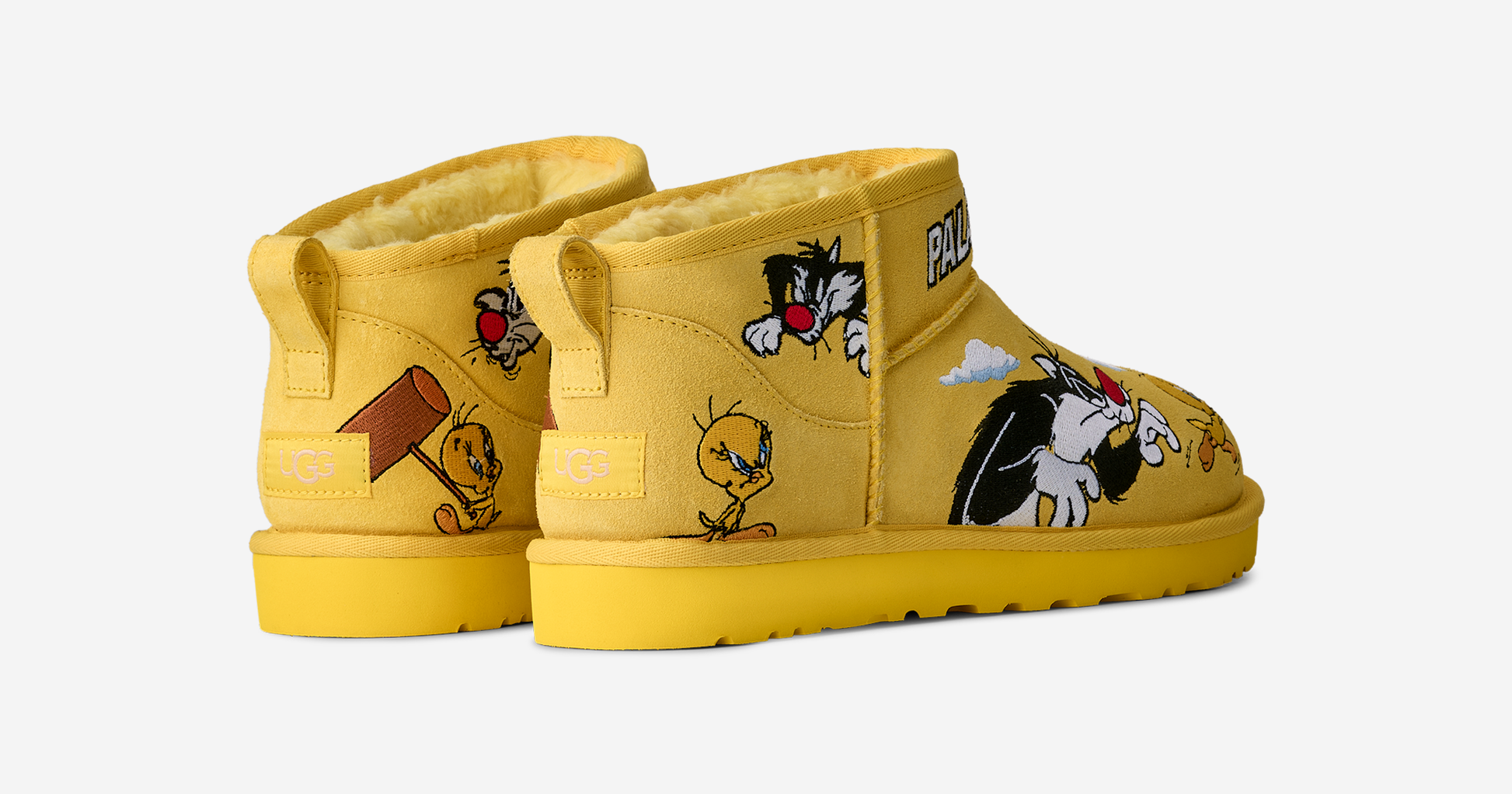 UGG Classic Ultra Mini Boot Palace x Looney Tunes Yellow