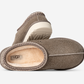 UGG Tasman Shaggy Suede Slipper Smoke Plume