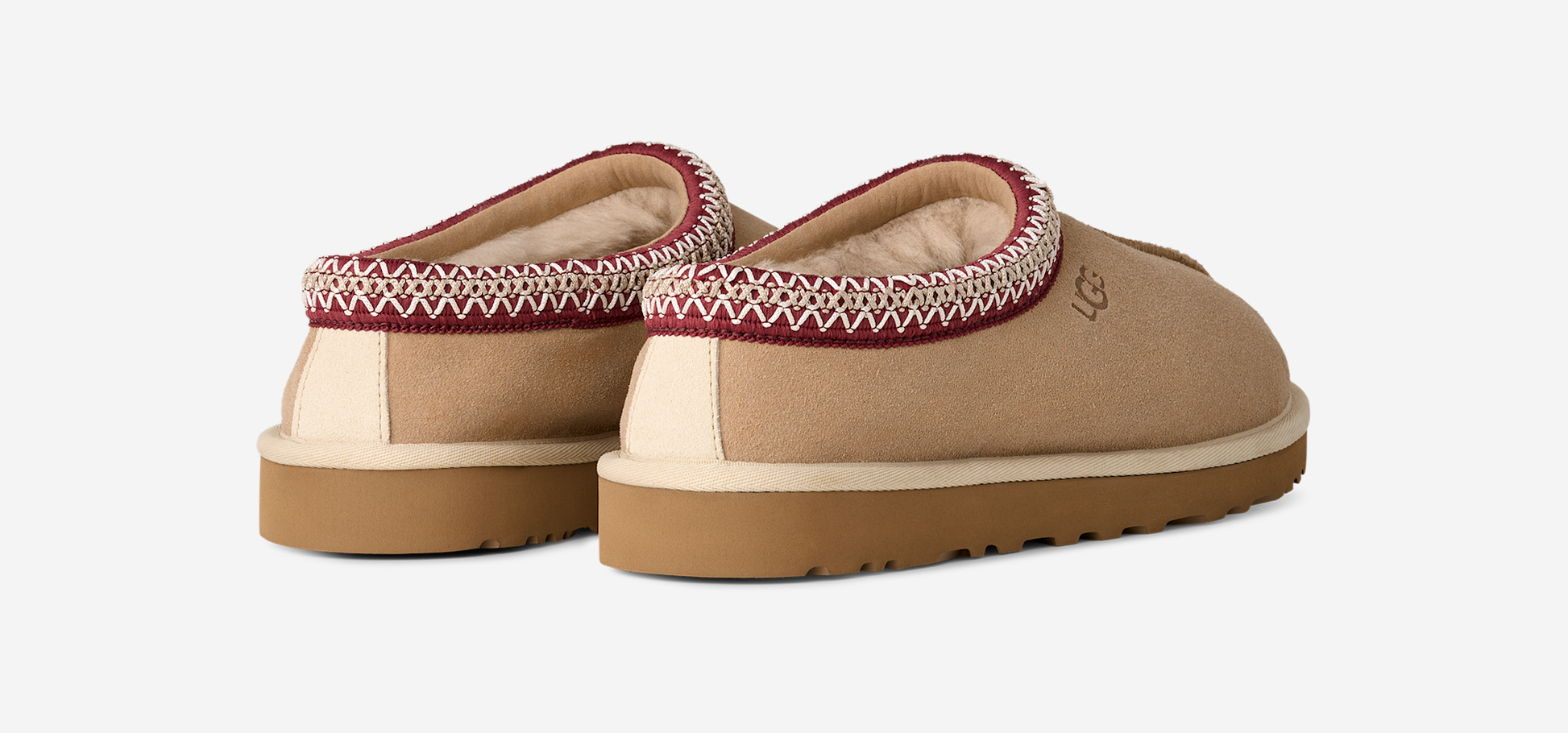 UGG Tasman II Slipper Driftwood Biking Red