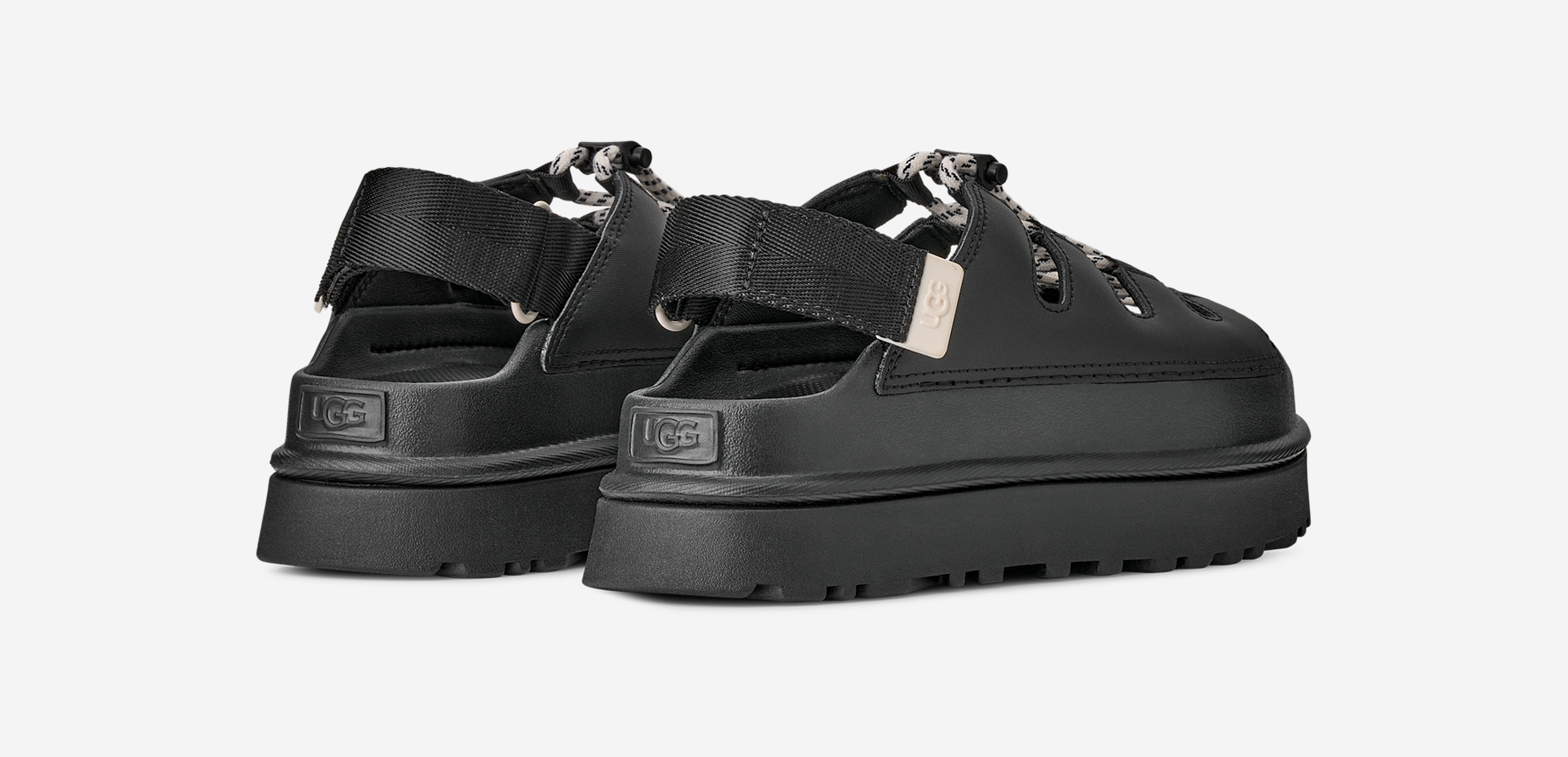 UGG GoldenGlow Toggle Sandal Black (Women's)