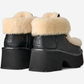 UGG Esmee Leather Lace Up Boot Black (Women's)
