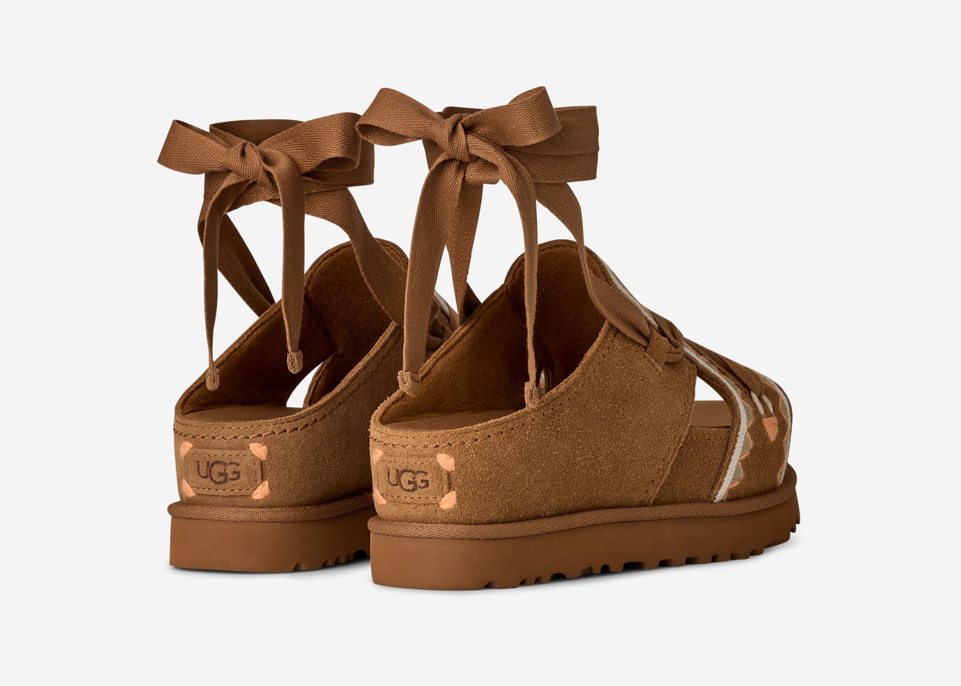 UGG Goldenstar Hi Artistitch Slide Chestnut Multi (Women's)