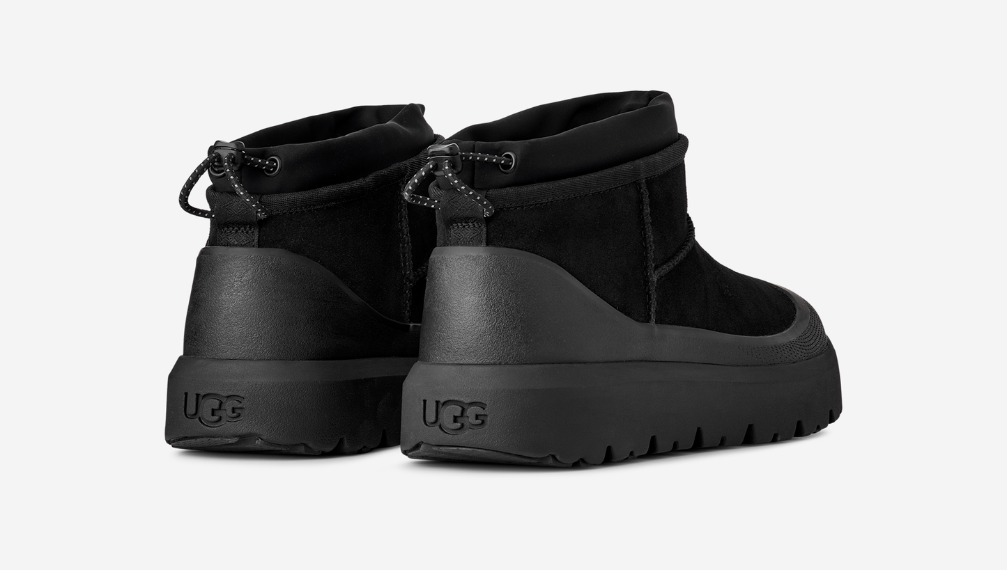 UGG Classic Ultra Mini Weather Hybrid Boot Black