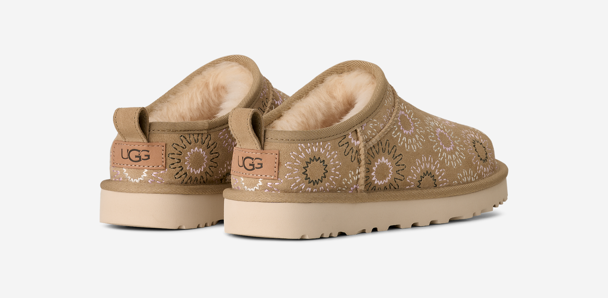 UGG Classic Micro Sun Stitch Slipper Mustard Seed (Women's)