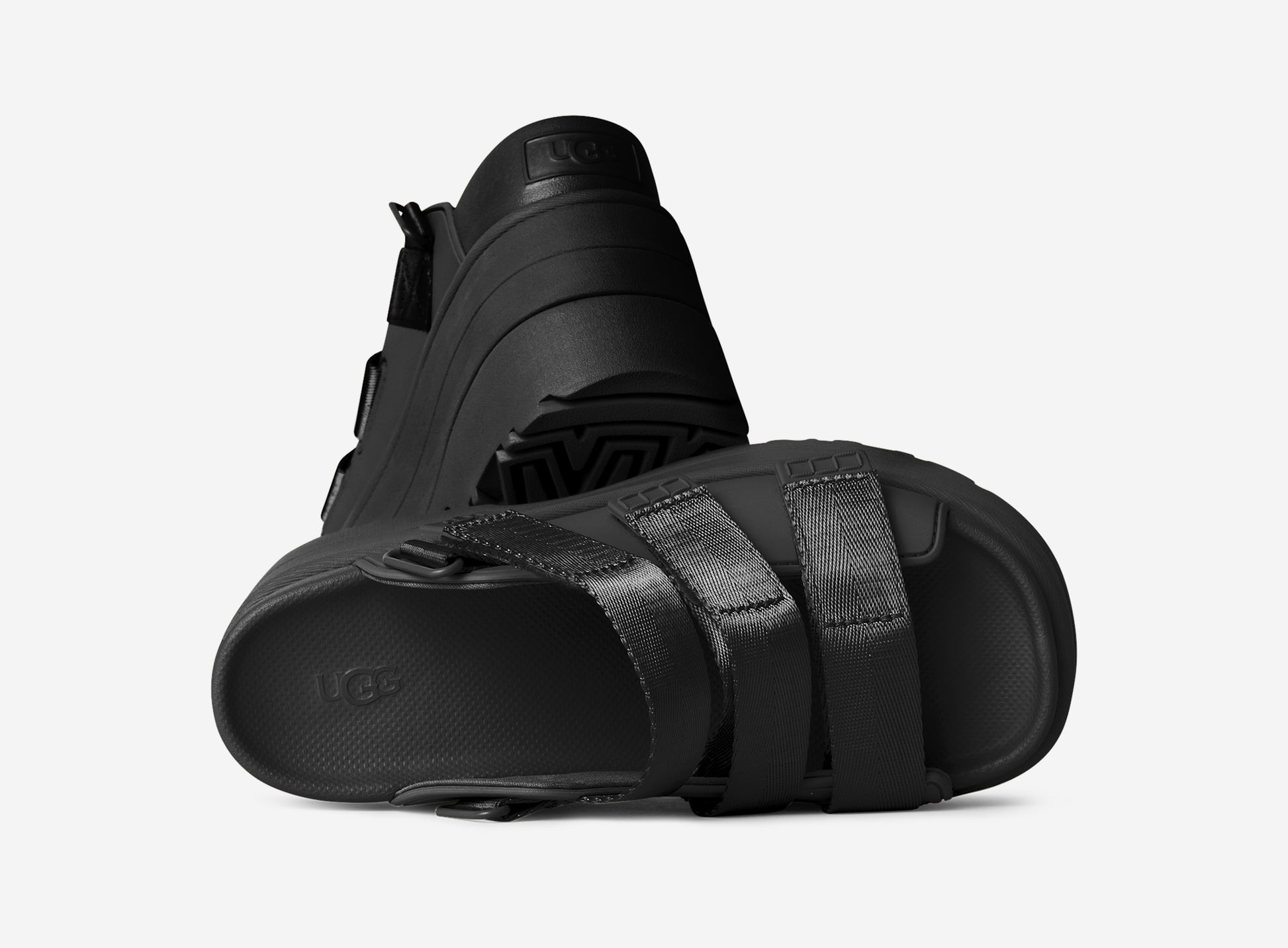 UGG GoldenRise Platform Sandals Black (Women's)