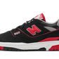 550 Black Red (BB550SG1) - EU 36–46.5 - Black | SOSUKICKS