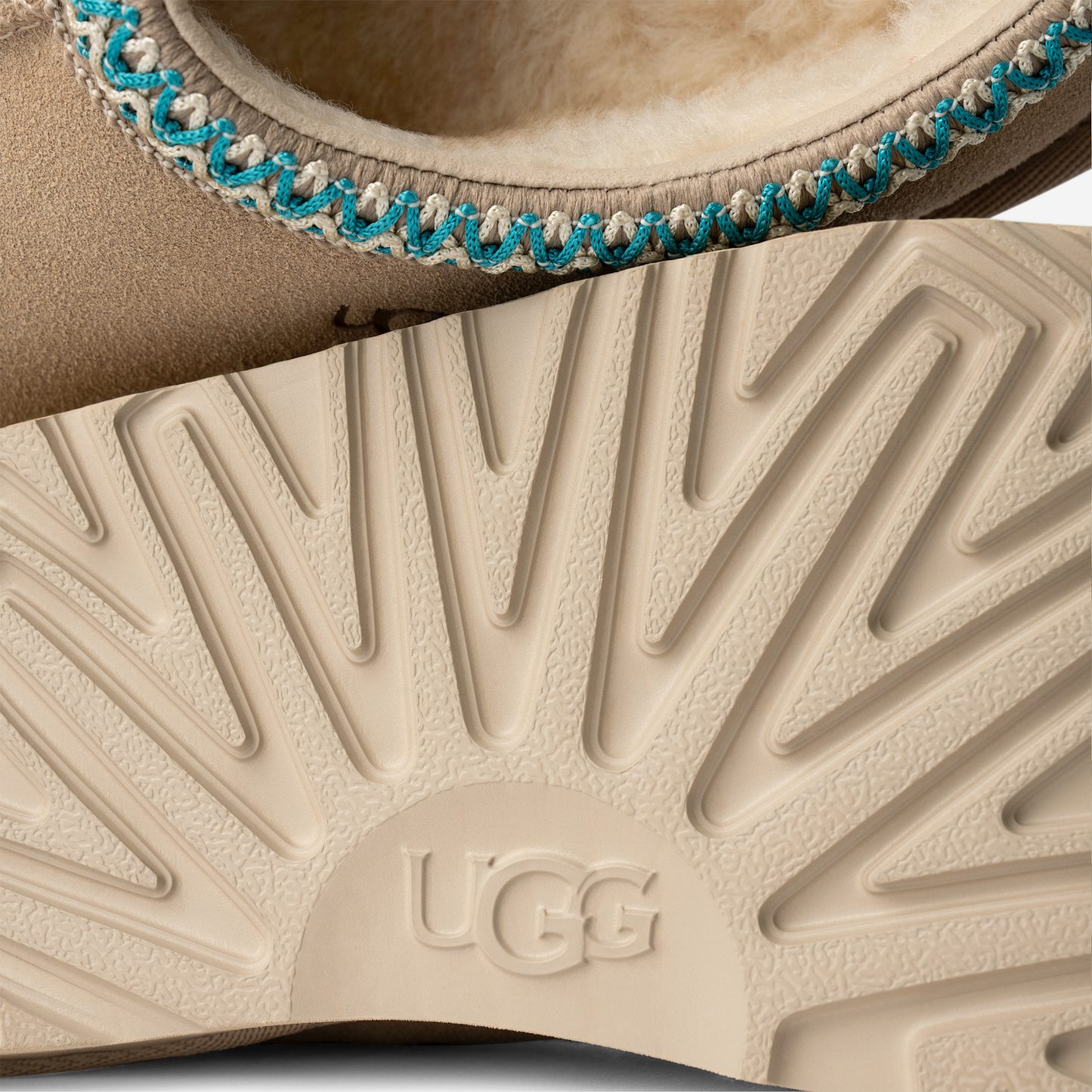 UGG Tasman II Slipper Driftwood White Pepper (Kids)
