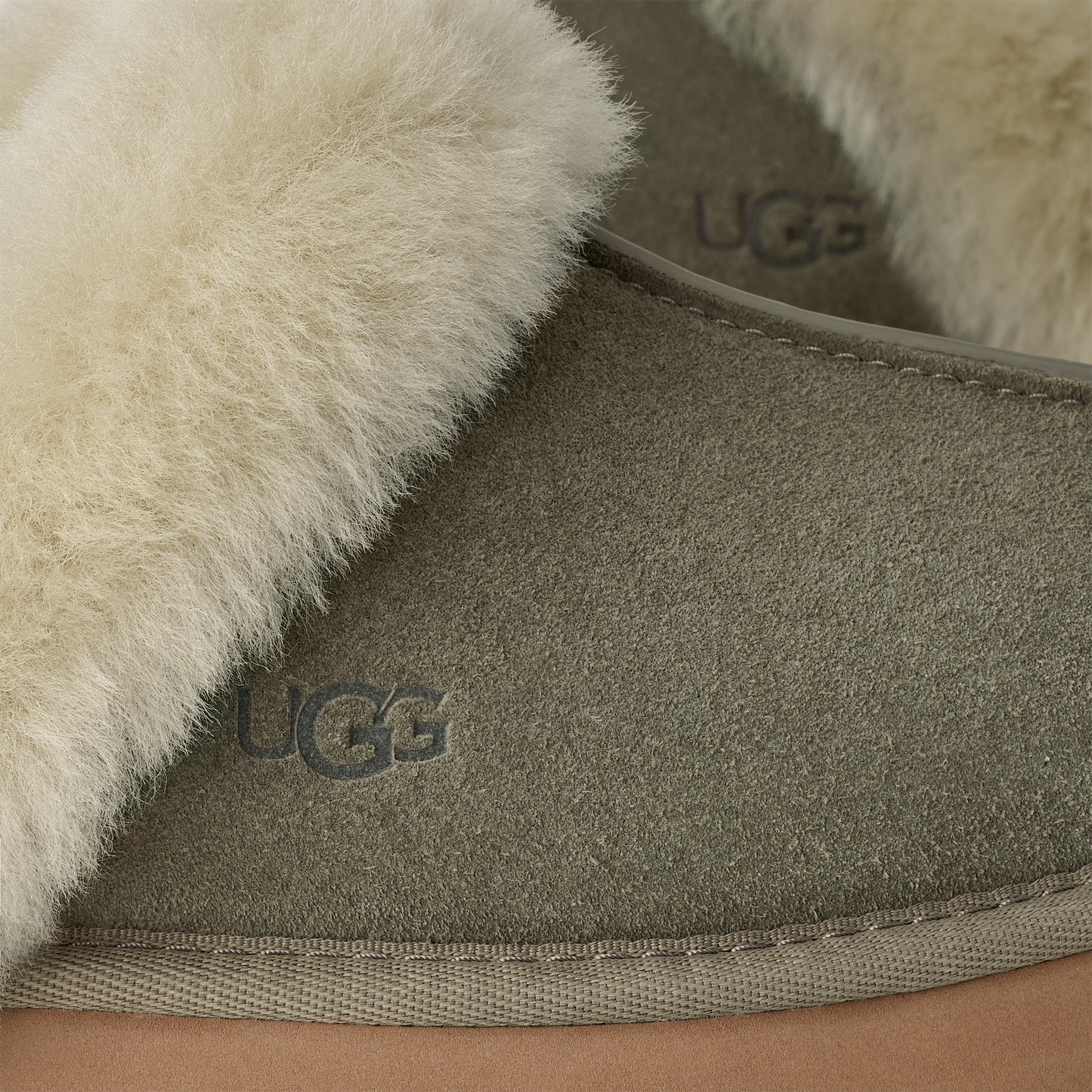 UGG Disquette Slipper Moss Green Muted Brass (Women's)