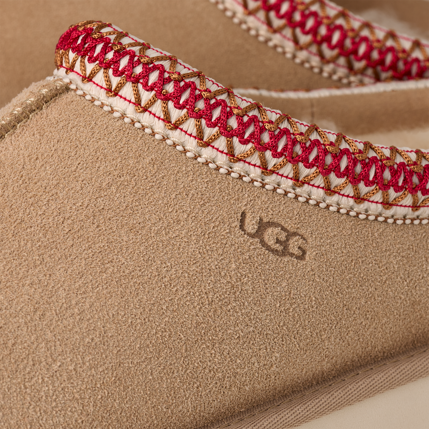UGG Tasman II Slipper Sand Dark Cherry (Women's)