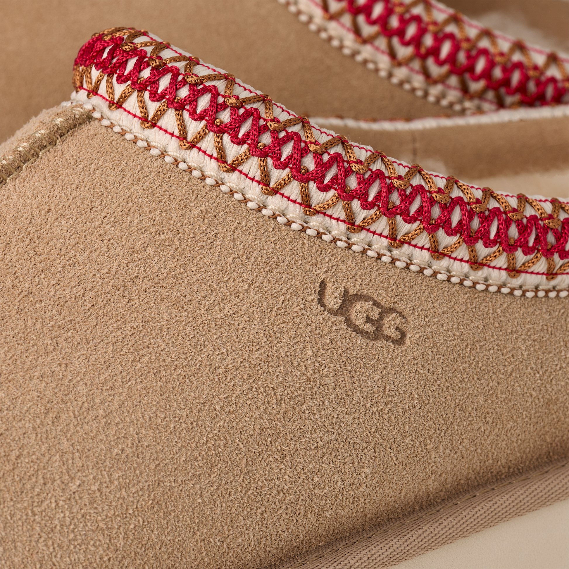 UGG Tasman II Slipper Sand Dark Cherry (Women's)