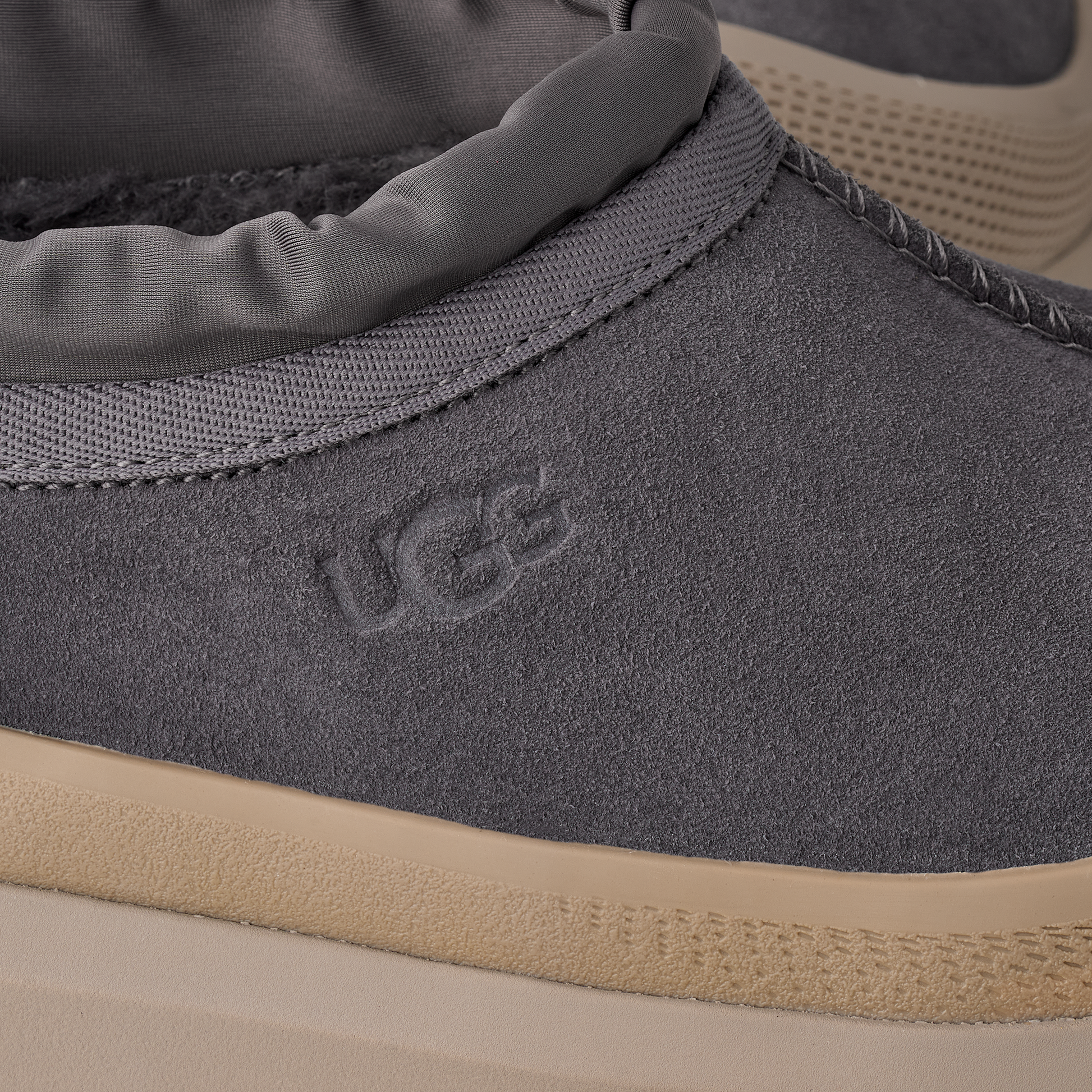 UGG Tasman Weather Hybrid Slipper Obsidian Cobble Grey