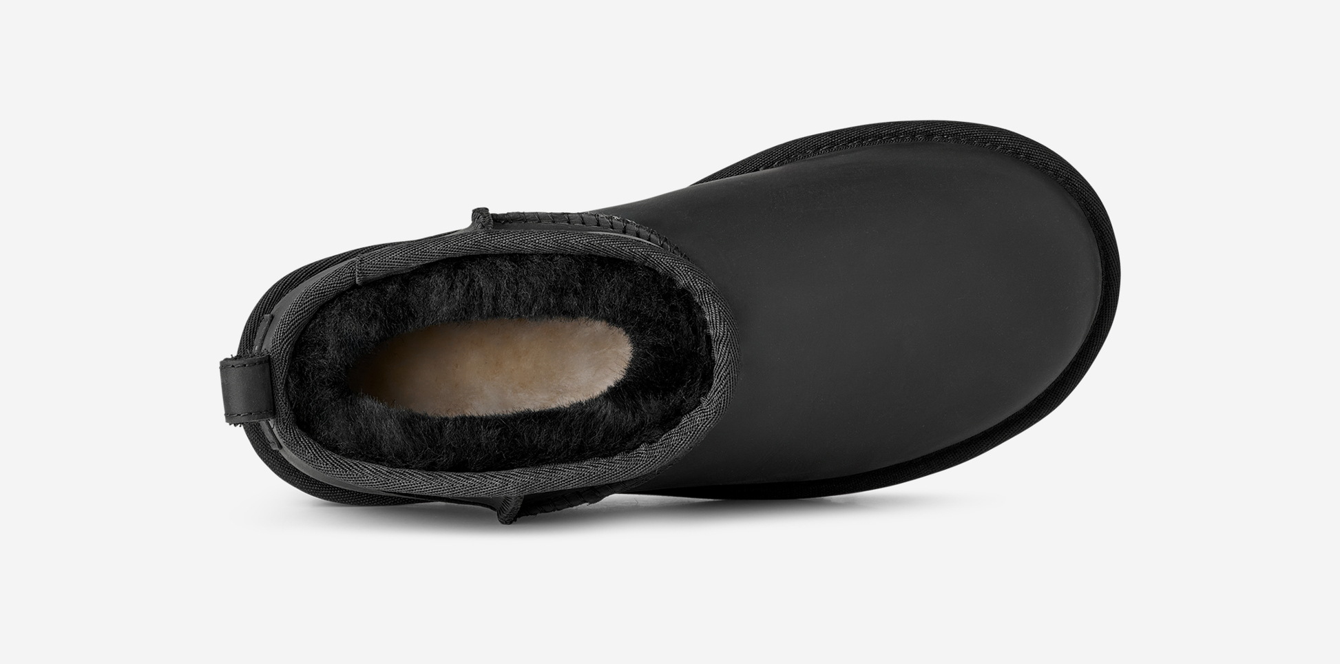 UGG Classic Ultra Mini Leather Boot Black (Women's)