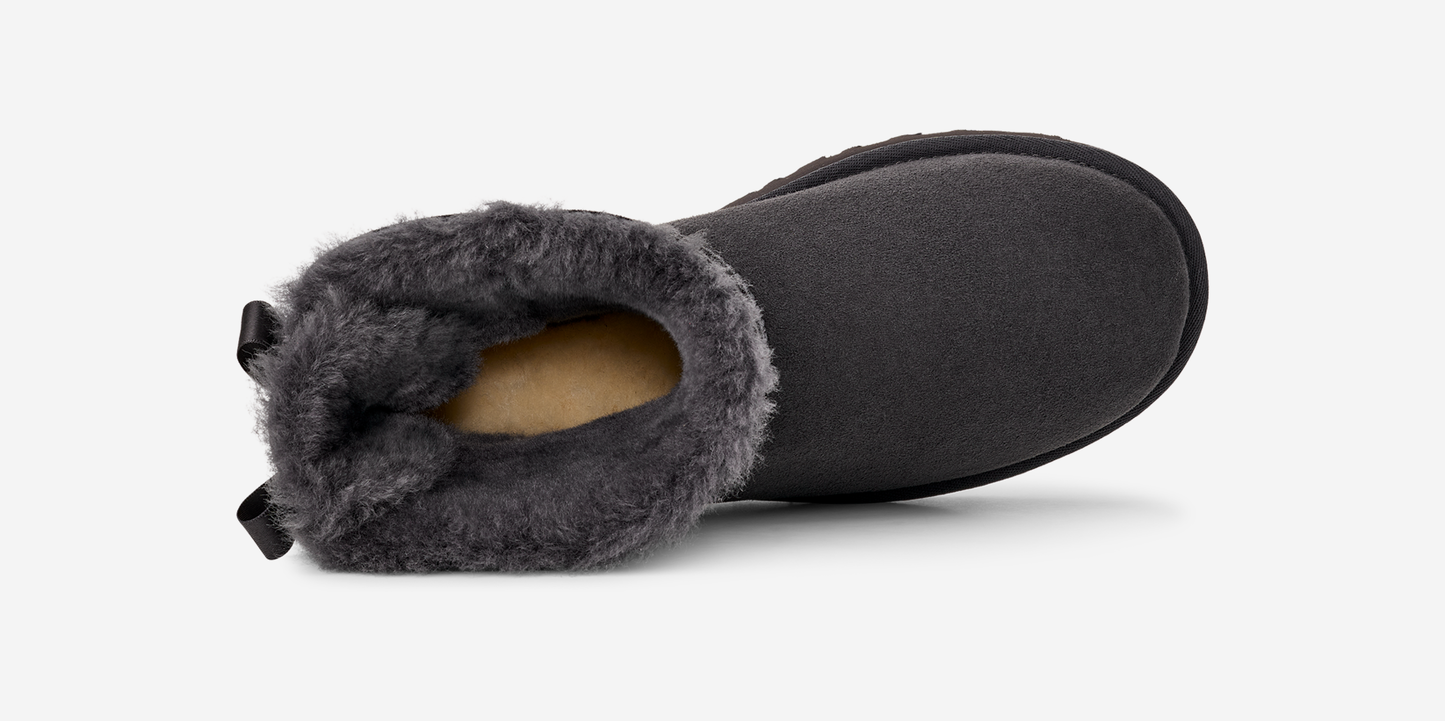 UGG Mini Bailey Bow II Obsidian (Women's)