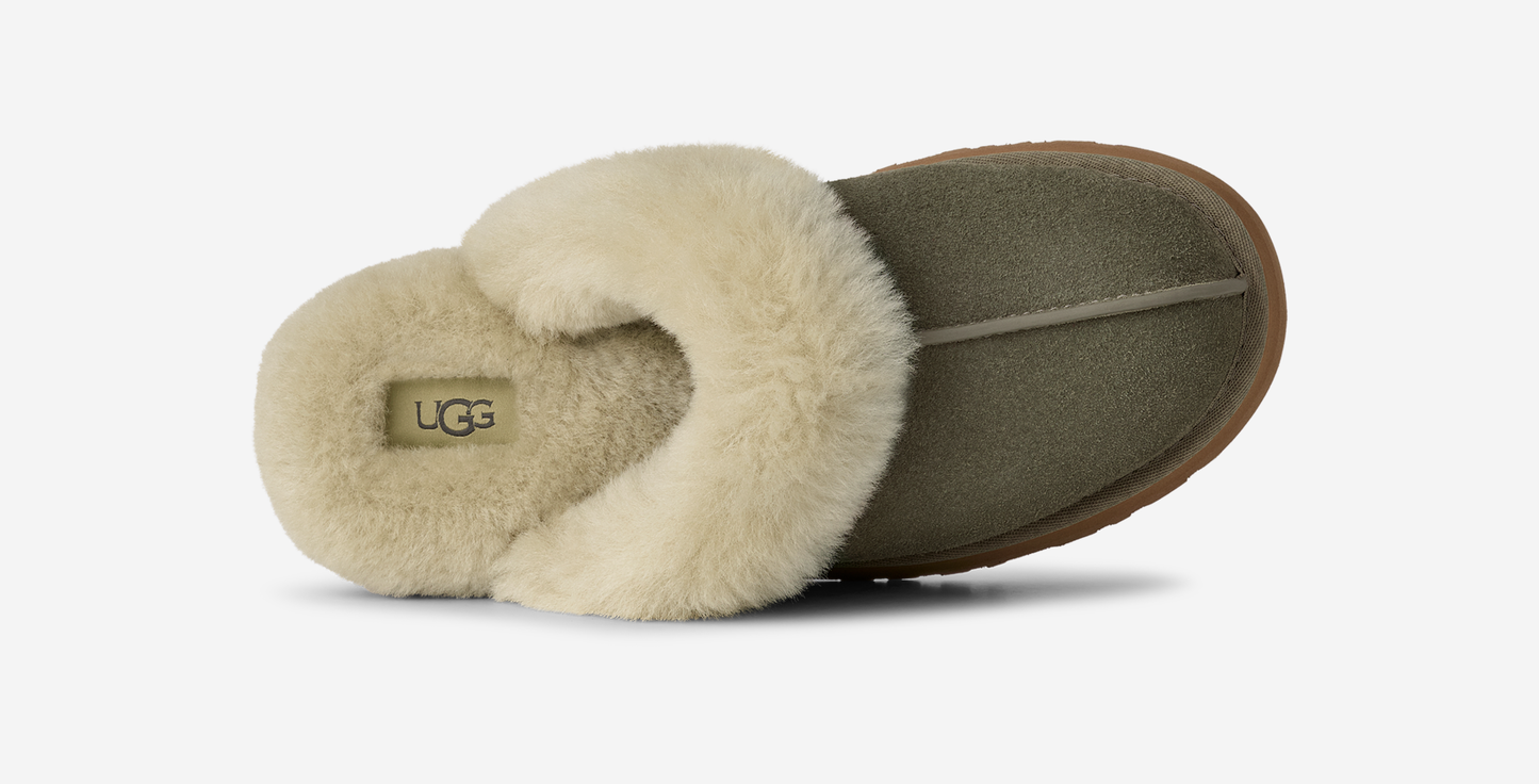 UGG Disquette Slipper Moss Green Muted Brass (Women's)