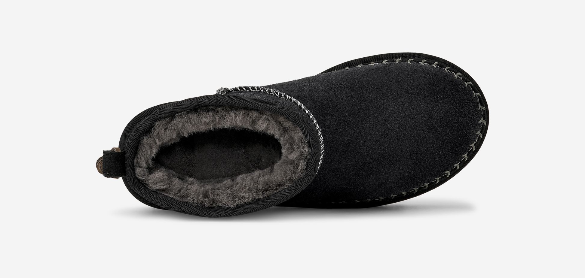 UGG Classic Ultra Mini Biarritz Boot Black (Women's)
