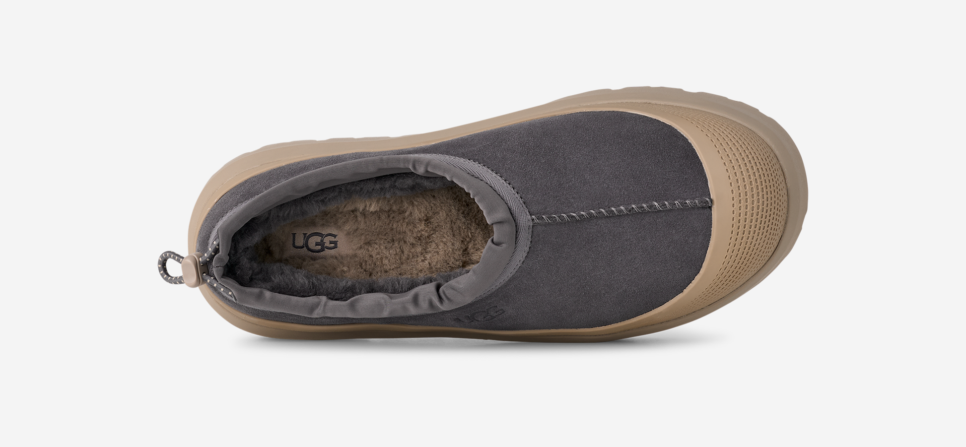 UGG Tasman Weather Hybrid Slipper Obsidian Cobble Grey