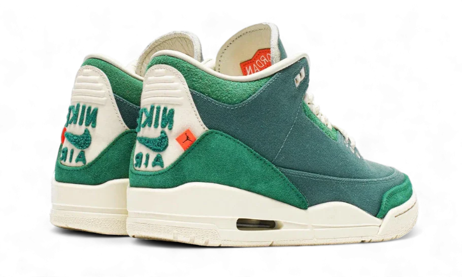 Air Jordan 3 Retro SP Nina Chanel Abney Bicoastal (FZ7974-300) - 36.5 EU - 4.5Y US - Green | SOSUKICKS
