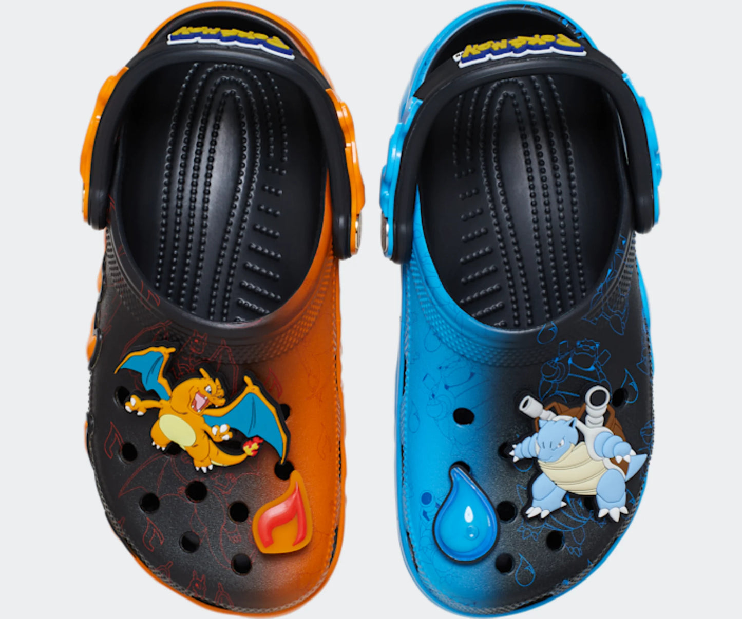 Crocs Classic Clog Pokémon Charizard vs. Blastoise