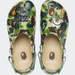 Crocs Classic Clog A Bathing Ape ABC Camo Green