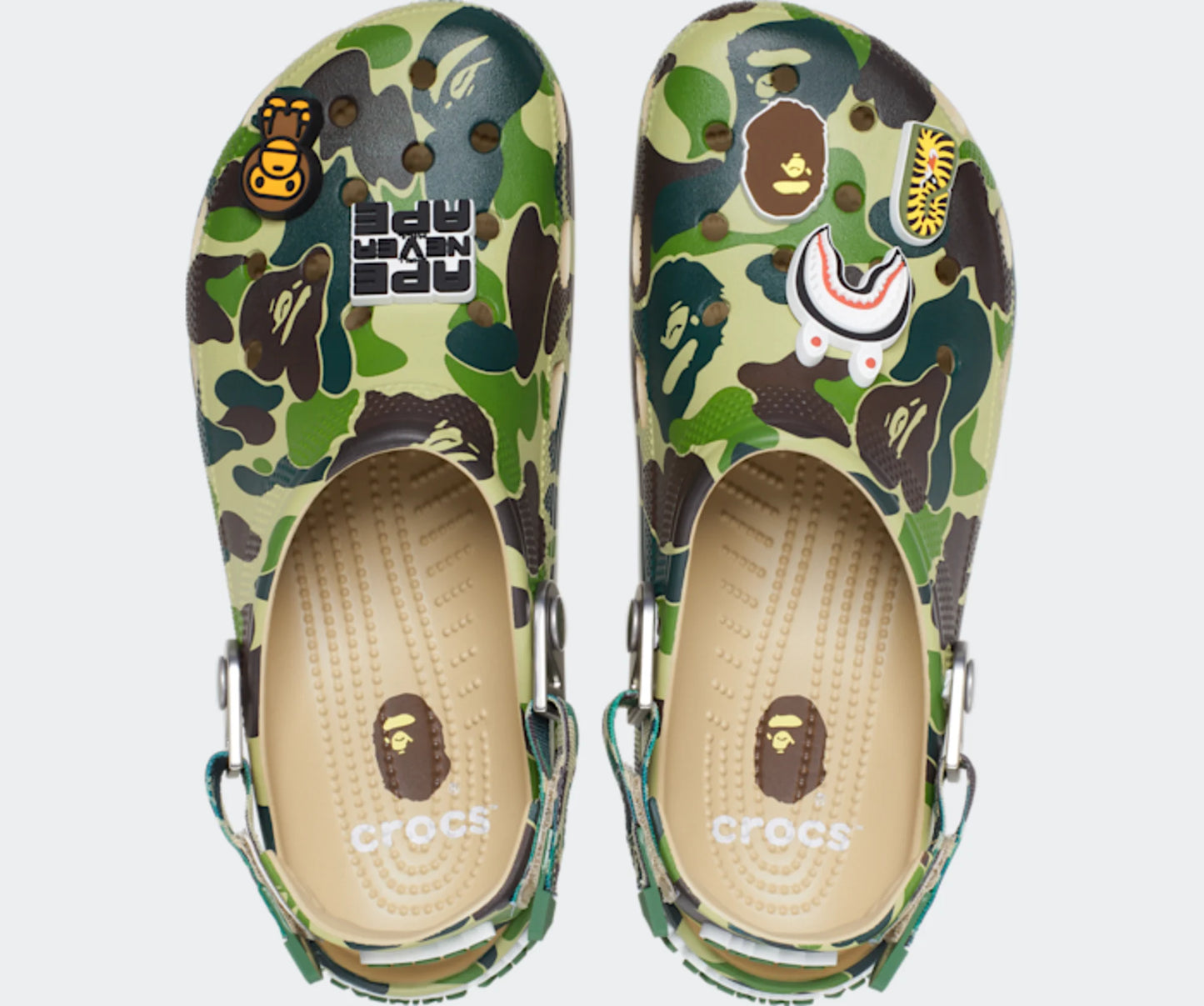 Crocs Classic Clog A Bathing Ape ABC Camo Green