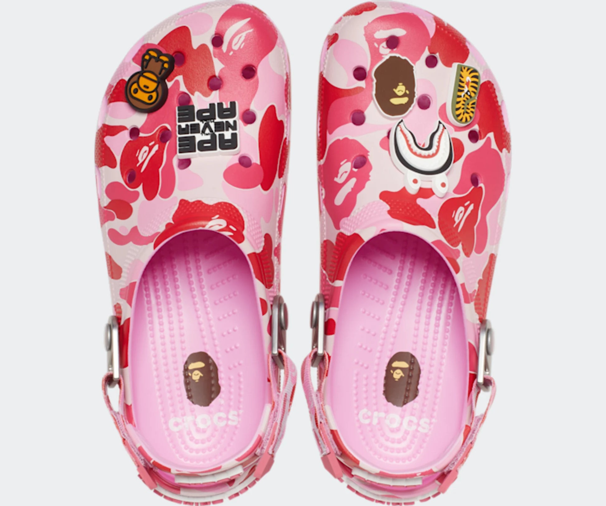 Crocs Classic Clog A Bathing Ape ABC Camo Pink