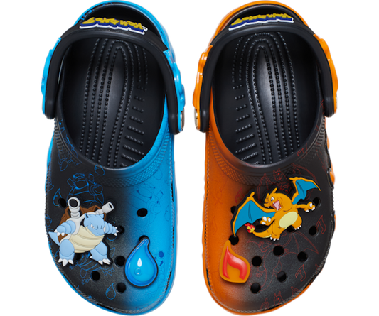 Crocs Classic Clog Pokémon Charizard vs. Blastoise