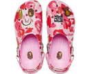 Crocs Classic Clog A Bathing Ape ABC Camo Pink