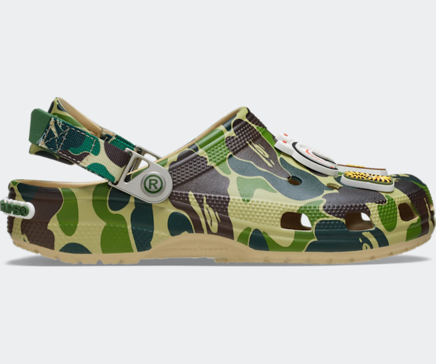 Crocs Classic Clog A Bathing Ape ABC Camo Green