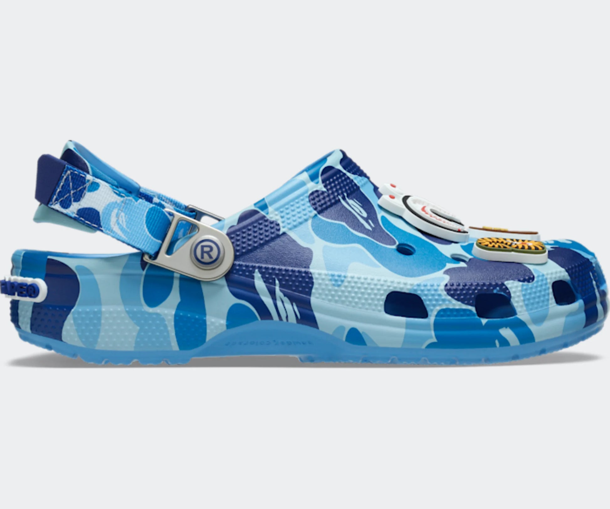 Crocs Classic Clog A Bathing Ape ABC Camo Blue