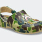 Crocs Classic Clog A Bathing Ape ABC Camo Green