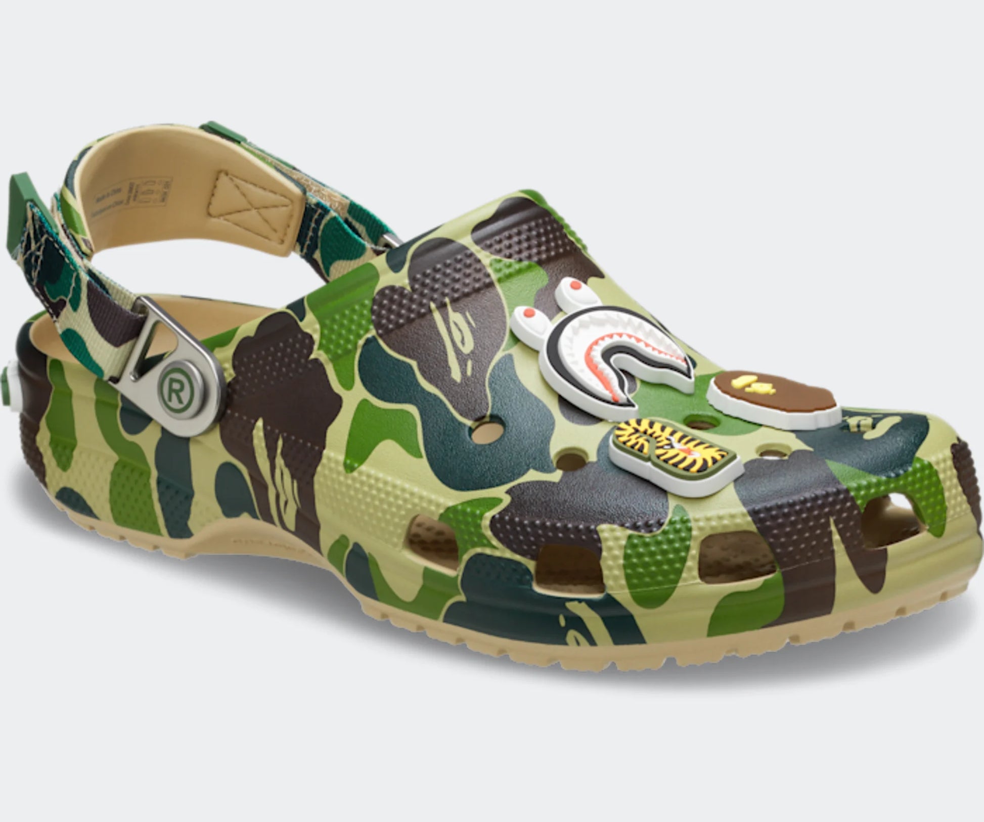 Crocs Classic Clog A Bathing Ape ABC Camo Green