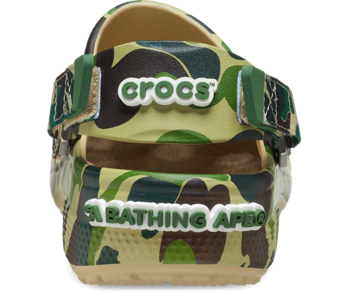 Crocs Classic Clog A Bathing Ape ABC Camo Green