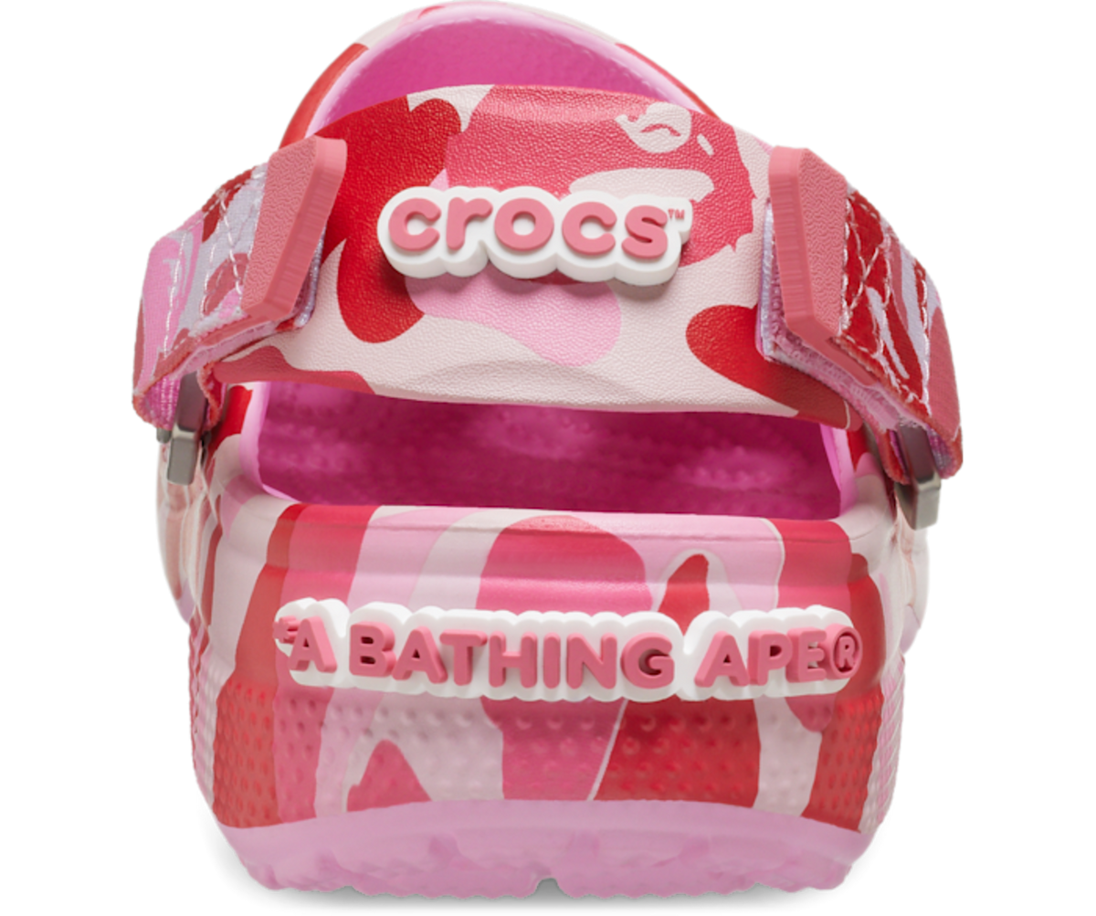 Crocs Classic Clog A Bathing Ape ABC Camo Pink