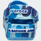 Crocs Classic Clog A Bathing Ape ABC Camo Blue