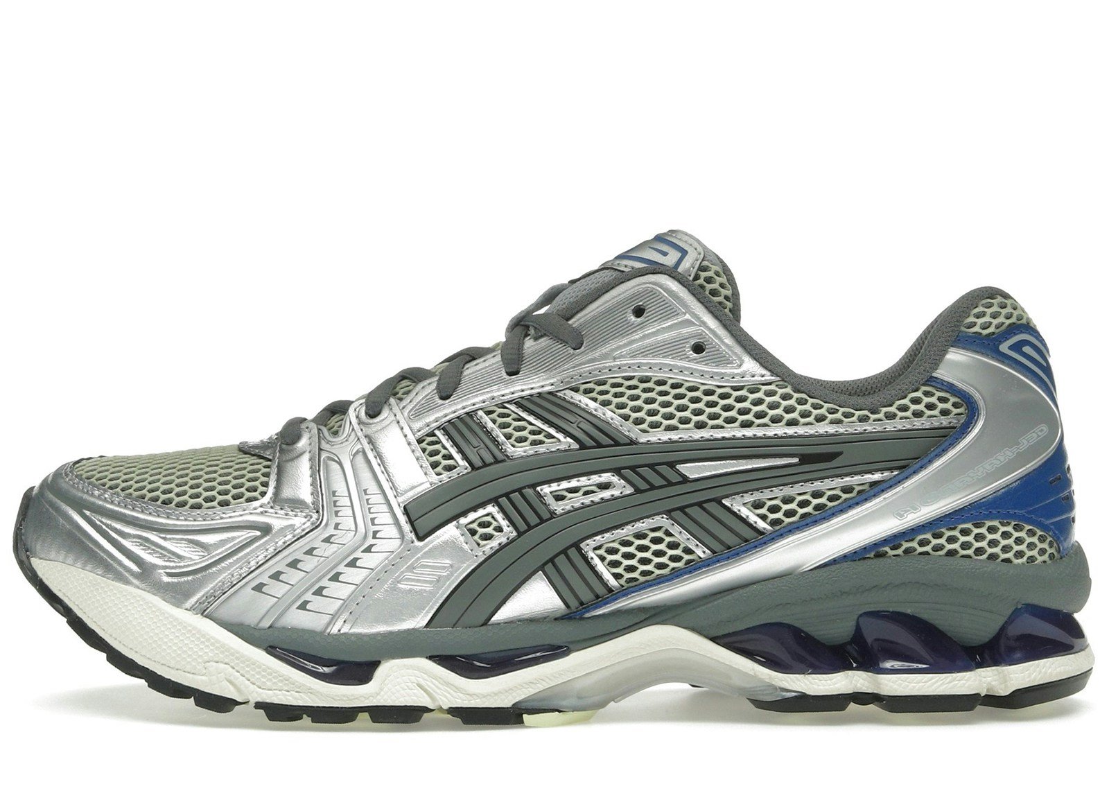 ASICS Gel-Kayano 14 Soft Yellow Asics Blue