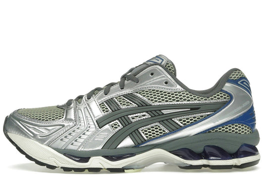 ASICS Gel-Kayano 14 Soft Yellow Asics Blue