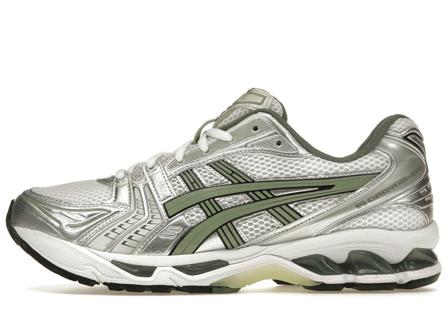 ASICS Gel-Kayano 14 White Pure Silver Slate Grey Sage