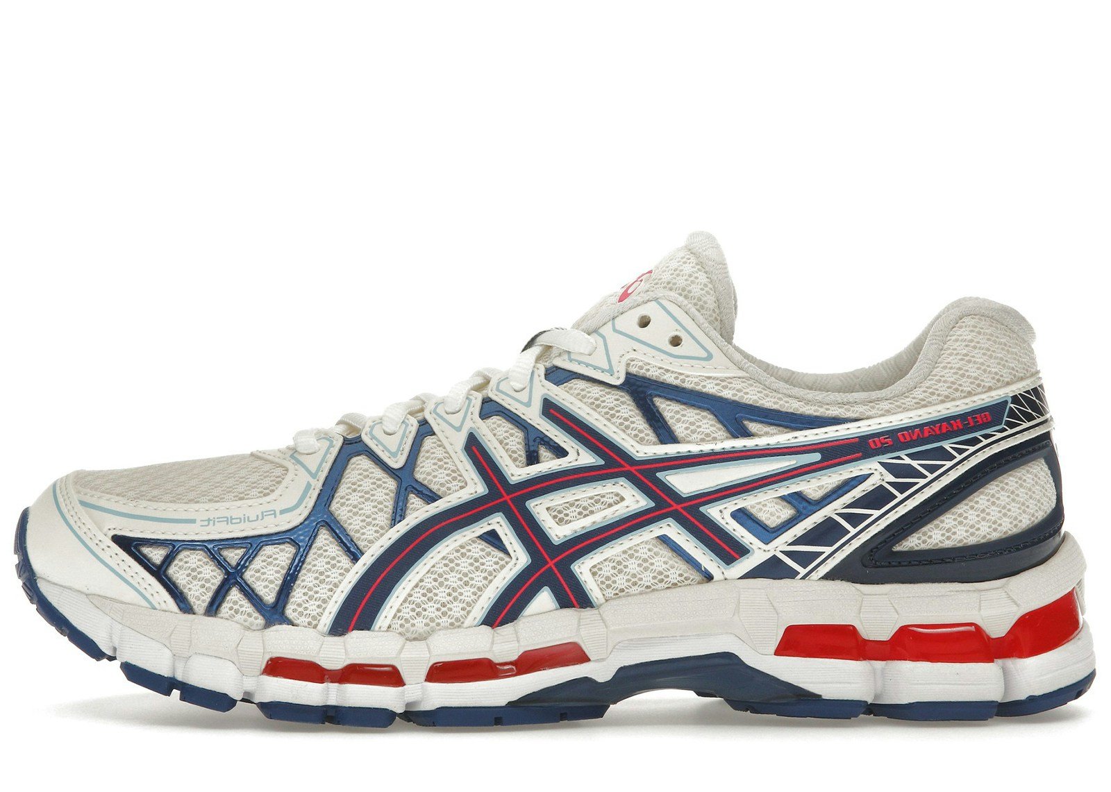 ASICS Gel-Kayano 20 Cream Blue Red