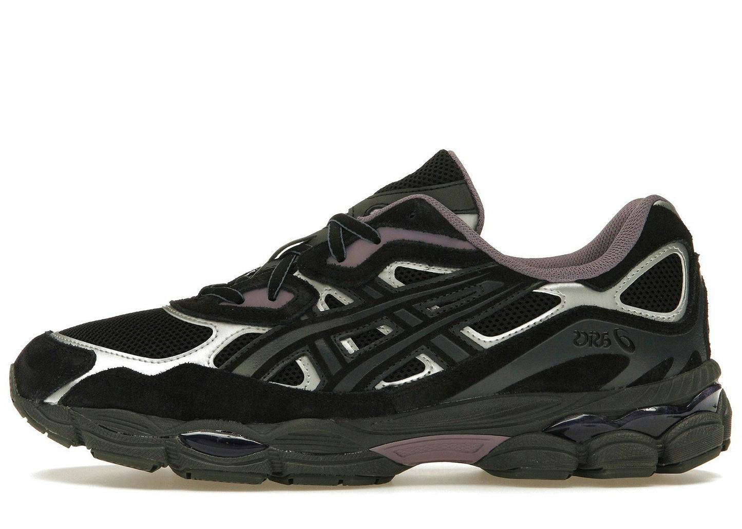 ASICS Gel-NYC Black Purple Graphite Grey