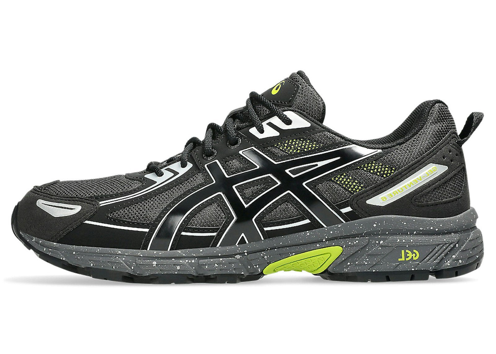 ASICS Gel-Venture 6 Obsidian Grey Black Lime