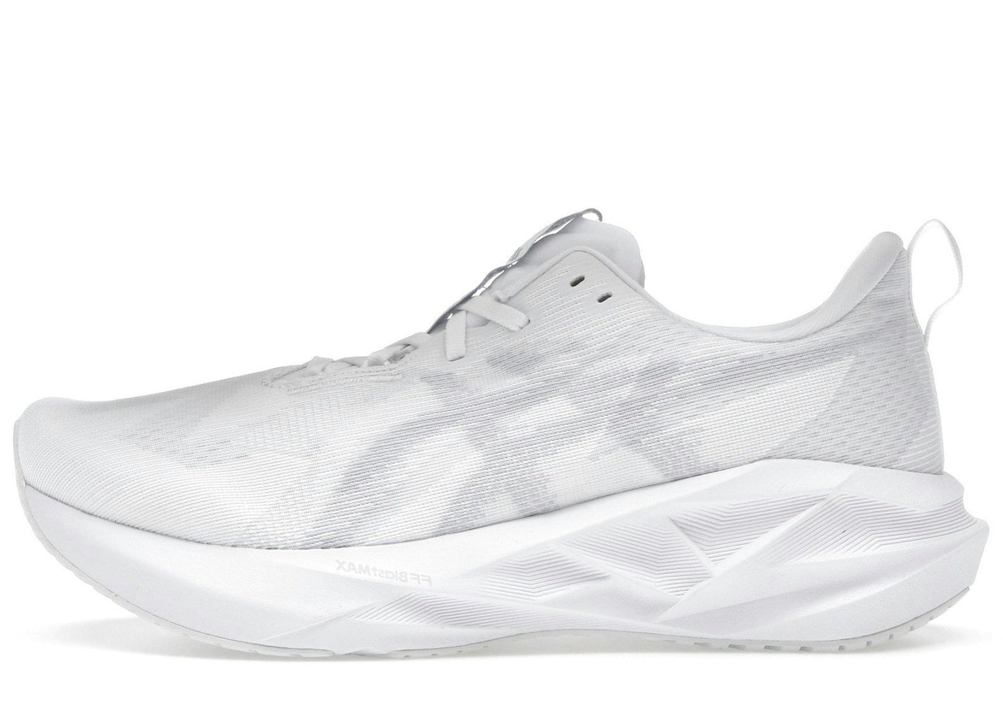 ASICS Novablast 5 White Piedmont Grey