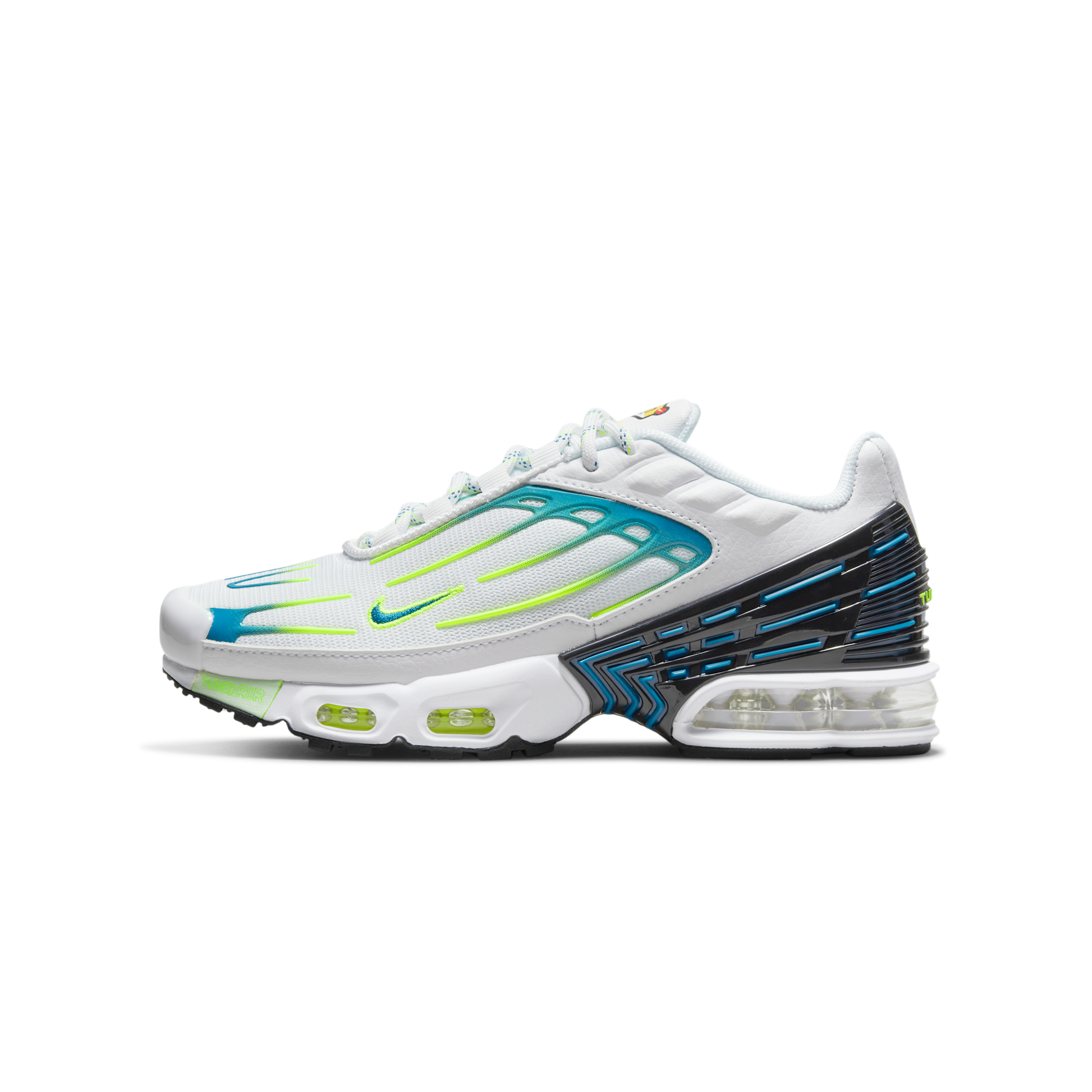 Nike Air Max Plus 3 White Volt Marina (GS)