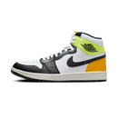 Jordan 1 Retro High Golf White University Gold Volt Black