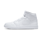 Jordan 1 Mid Triple White 2.0 (2020)