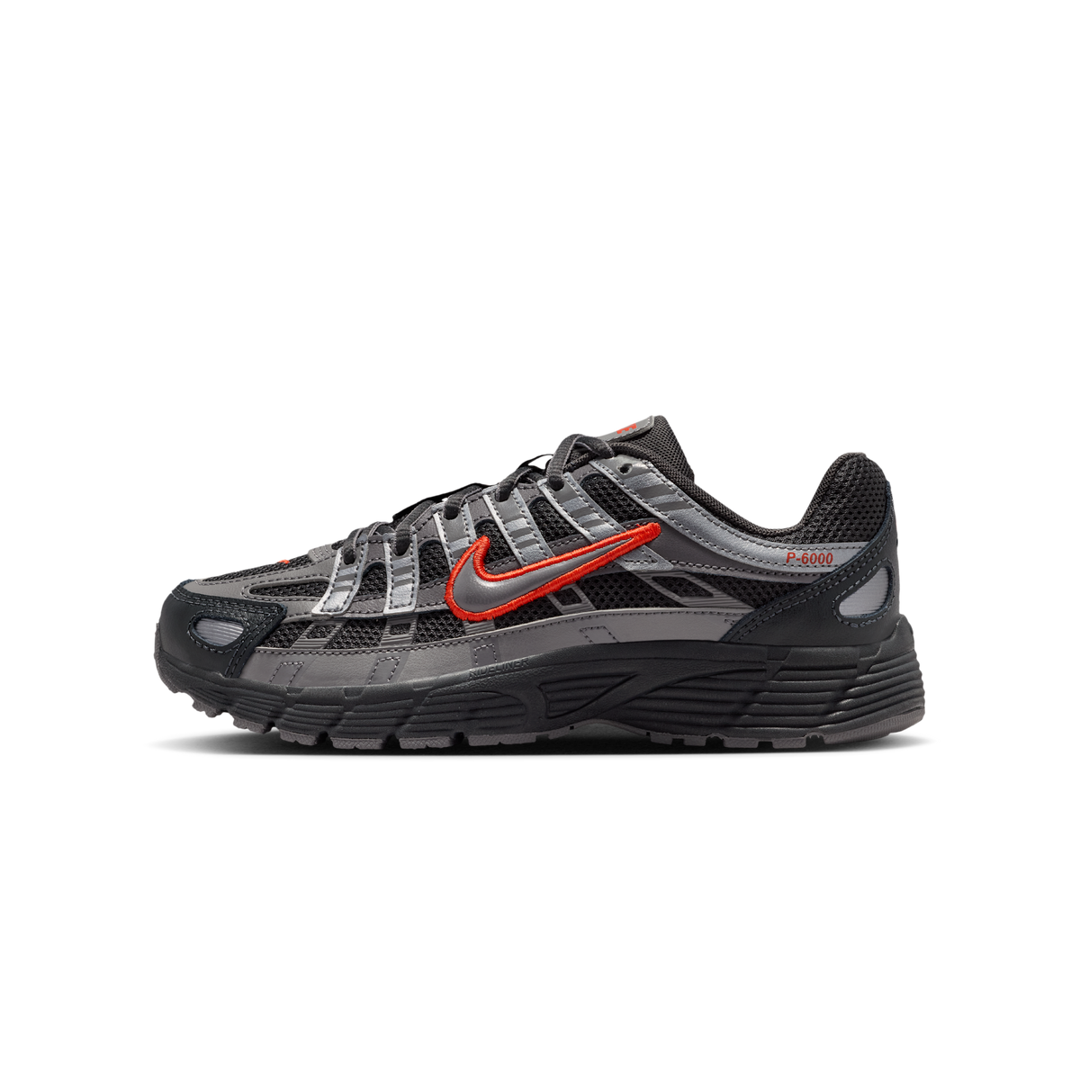 Nike P-6000 Anthracite Picante Red Metallic Cool Grey (GS)