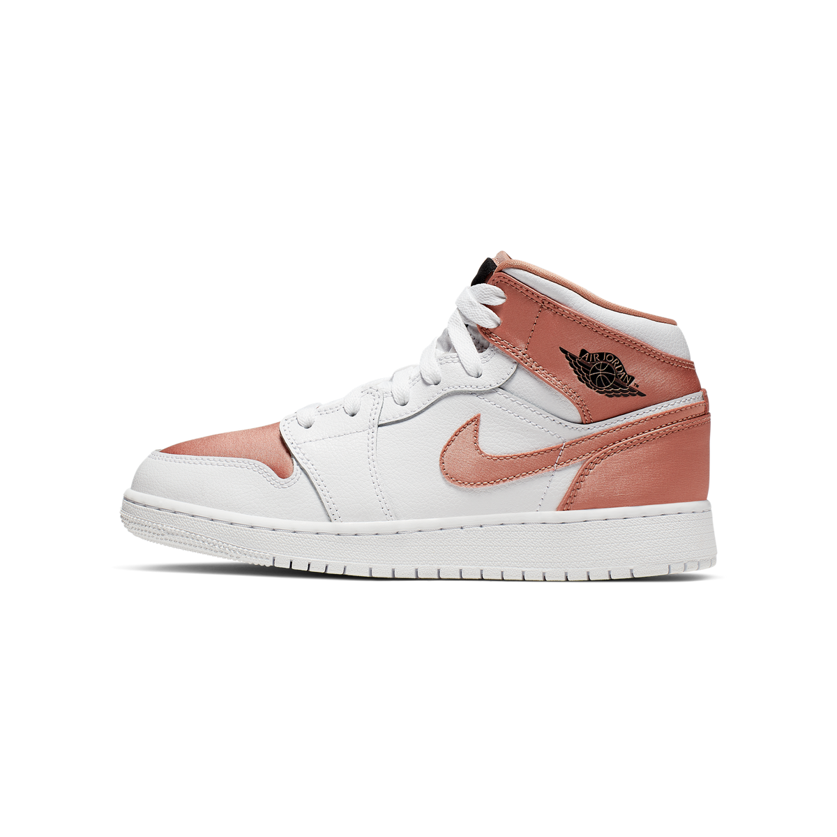 Jordan 1 Mid White Rose Gold (GS)