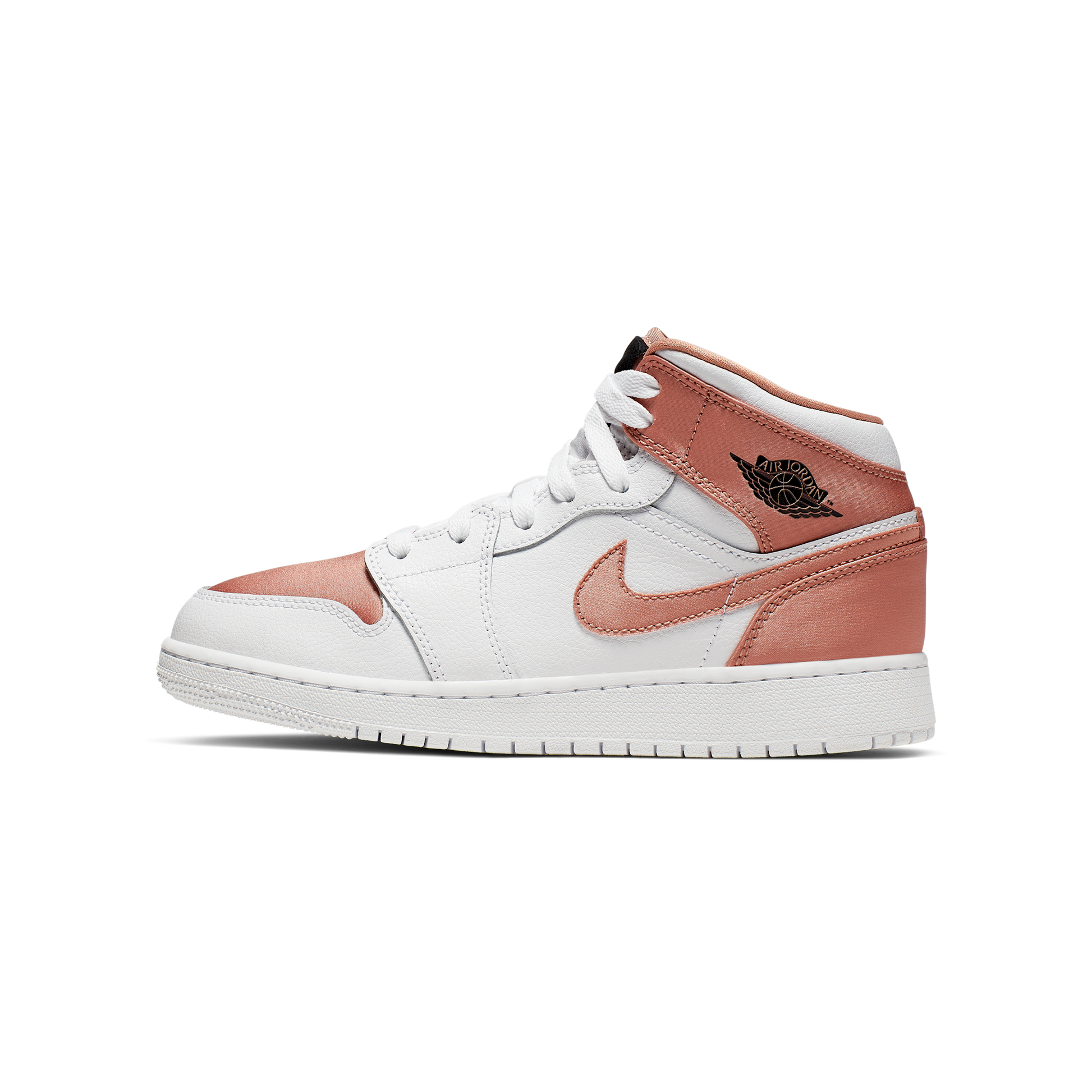 Jordan 1 Mid White Rose Gold (GS)