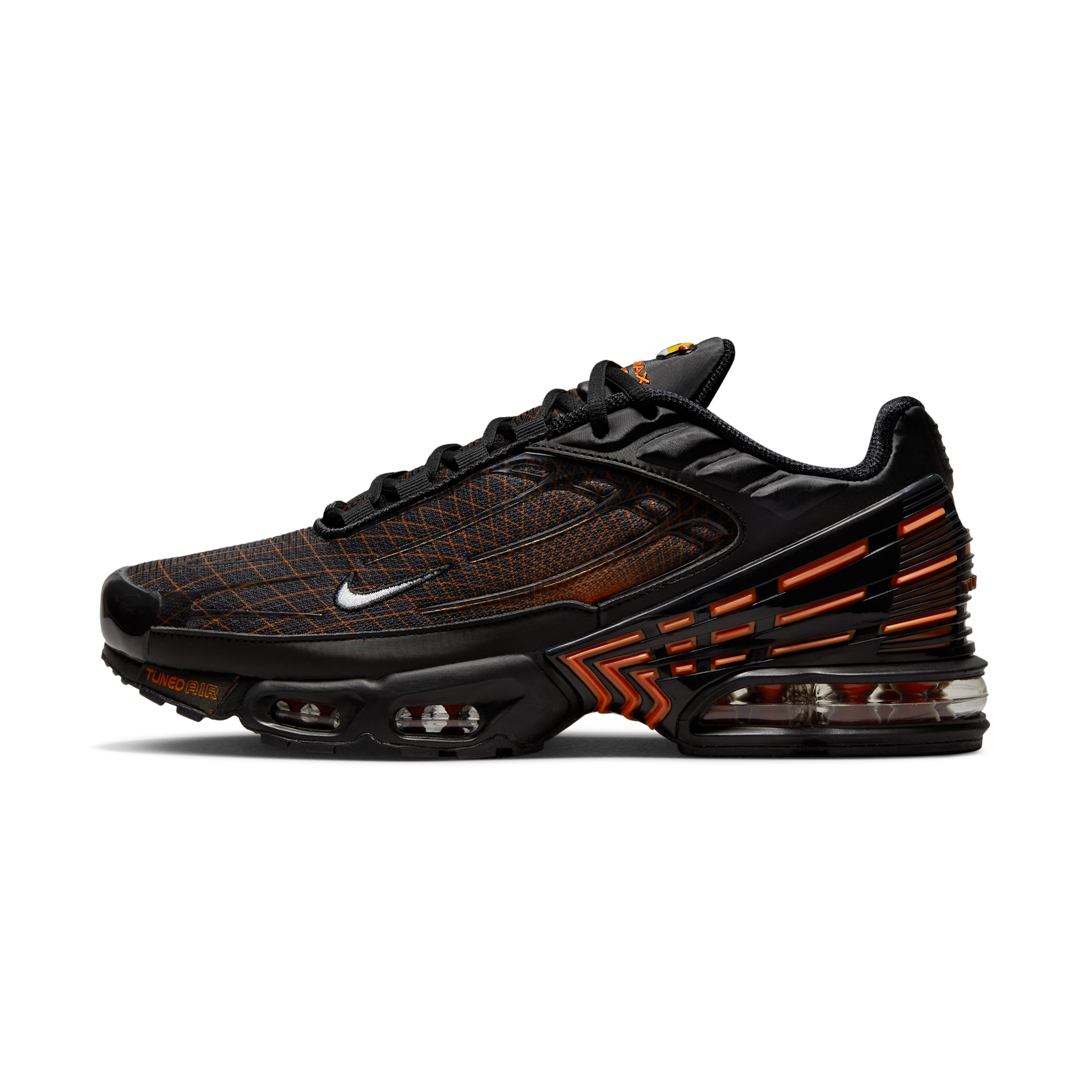 Nike Air Max Plus 3 Black Orange Spirograph